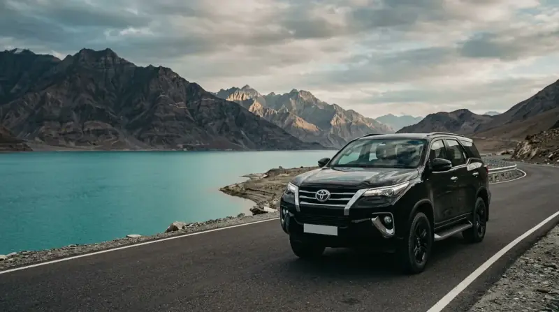 Toyota Fortuner available for rent in Amritsar
